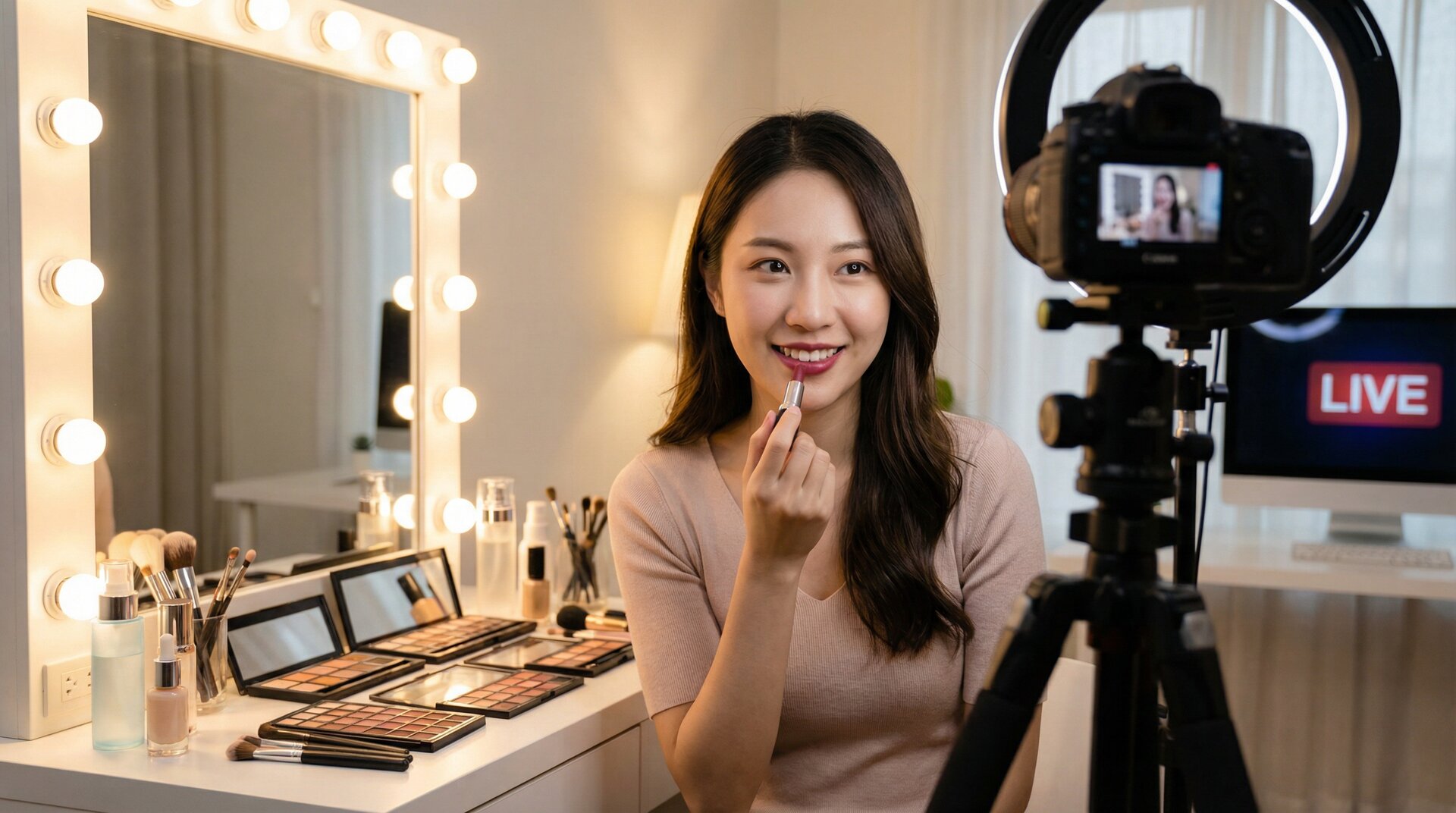 小车拉大马-美妆视频演示